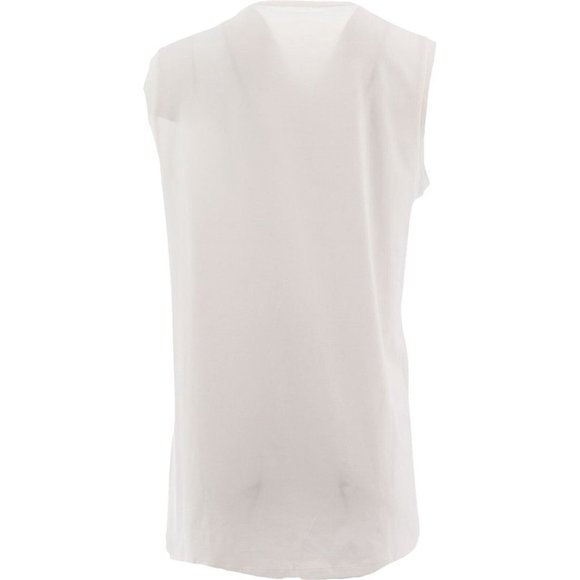 NWT LANDS' END WOMEN'S COTTON-MODAL LACE TRIM SLEEVELESS TOP WHITE XS & SMALL - Picture 4 of 12